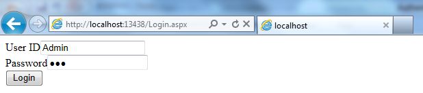 login for Invalid user
